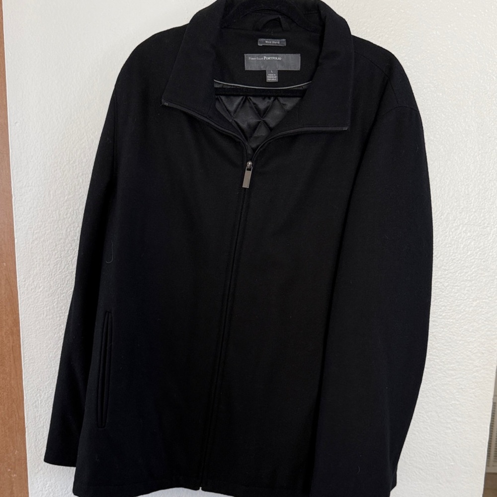 Perry Ellis Wool Blend Jacket Size L